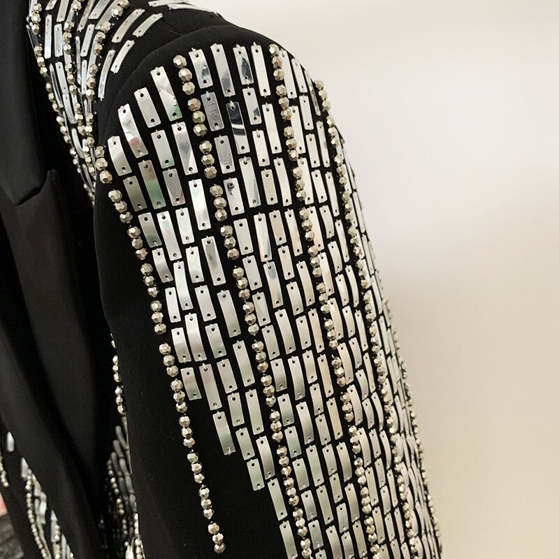 Stunning Metallic Beaded Jacket - Whiicka