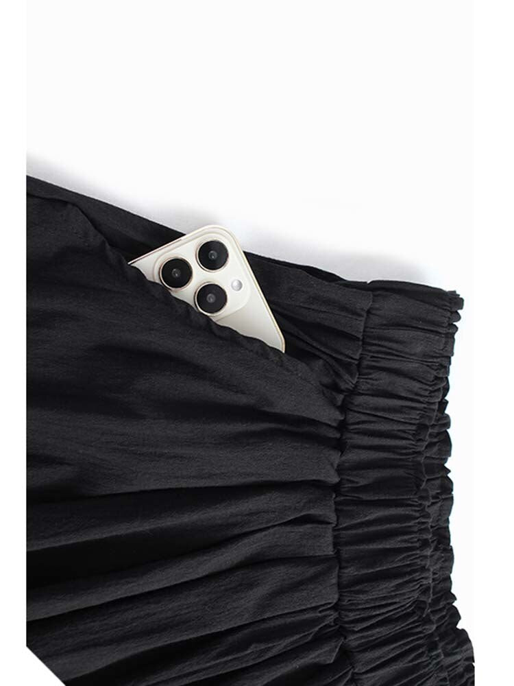 Polka Dot Pleated Loose Fit Pants - Whiicka